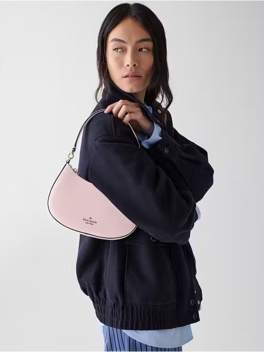 ♠️Kate Spade Paige Saffiano Leather Convertible Shoulder Bag, Pink NEW NWT - Picture 5 of 6